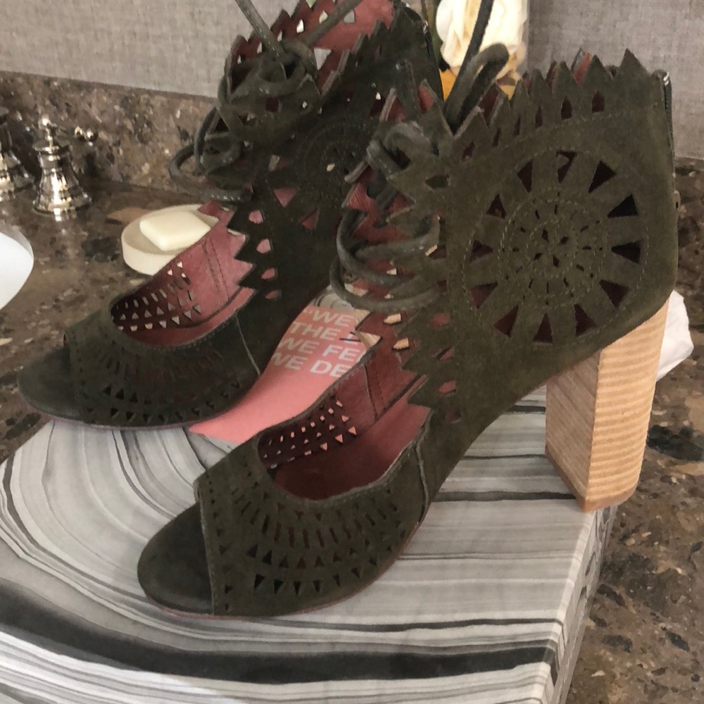 Jeffery Campbell Cordial suede booties